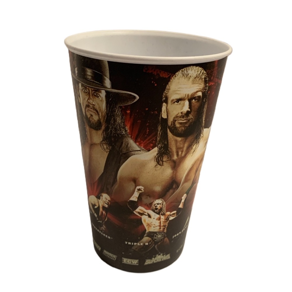 WWE Cup Wrestling Collector 2009 John Cena Undertaker Rey Mysterio